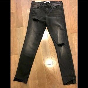Flying monkey distressed black jeans -27